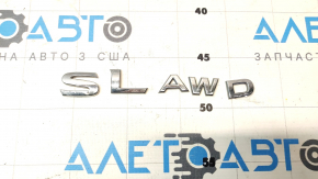 SL AWD emblem on the tailgate of the 2021-23 Nissan Rogue