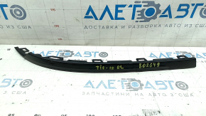 Left rear bumper molding for VW Tiguan 18-24, glossy black, scratches