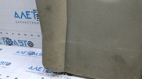 Rear row of seats, upper right part, Toyota Prius 30 10-15, beige velour, with belt and armrest, needs cleaning, scratch