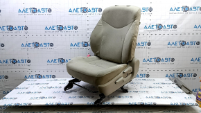 Driver's seat for Toyota Prius 30 12-15 without airbag, without headrest, mechanical, beige velour, dry-cleanable