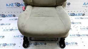 Driver's seat for Toyota Prius 30 12-15 without airbag, without headrest, mechanical, beige velour, dry-cleanable