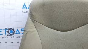Driver's seat for Toyota Prius 30 12-15 without airbag, without headrest, mechanical, beige velour, dry-cleanable