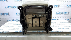 Driver's seat for Toyota Prius 30 12-15 without airbag, without headrest, mechanical, beige velour, dry-cleanable