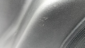 Right arch trim for Jeep Cherokee KL 19-23, black, for electric door and subwoofer, scratches, whitened plastic
