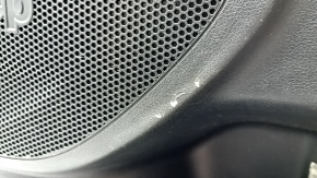Right arch trim for Jeep Cherokee KL 19-23, black, for electric door and subwoofer, scratches, whitened plastic