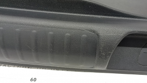 Jeep Cherokee KL 19-23 trunk opening trim, black, scratches, plastic turned white