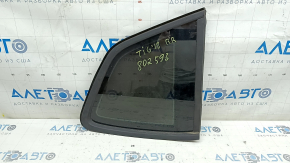 Rear right window, blind glass, VW Tiguan 18-24 matte, tinted, seal cut