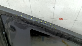 Rear right window, blind glass, VW Tiguan 18-24 matte, tinted, seal cut