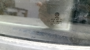 Rear right window, blind glass, VW Tiguan 18-24 matte, tinted, seal cut