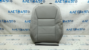 Upper passenger seat upholstery for VW Tiguan 18-21, grey leather, heated, dry-cleanable