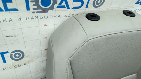 Upper passenger seat upholstery for VW Tiguan 18-21, grey leather, heated, dry-cleanable