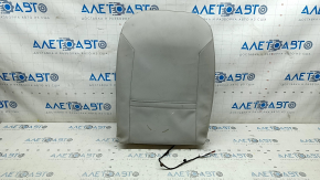 Upper passenger seat upholstery for VW Tiguan 18-21, grey leather, heated, dry-cleanable
