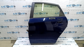 Rear left door assembly for Toyota Prius 30 10-15 blue 8S6, bumpers