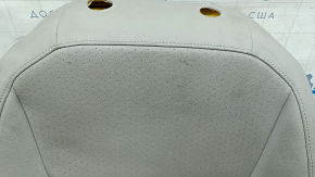Driver's seat upholstery, upper part, VW Tiguan 18-21, gray leather, heated, dry-cleanable