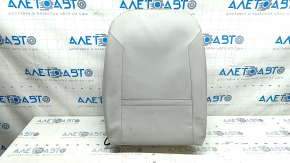 Driver's seat upholstery, upper part, VW Tiguan 18-21, gray leather, heated, dry-cleanable