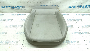 Driver's seat upholstery, lower part, VW Tiguan 18-21, gray leather, heated, dry-cleanable, water-resistant