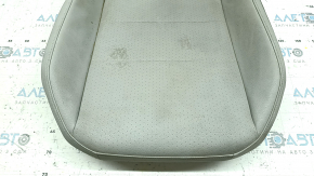 Driver's seat upholstery, lower part, VW Tiguan 18-21, gray leather, heated, dry-cleanable, water-resistant