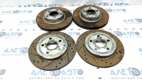 Set of brake discs for Toyota Prius 30 10-15 255/25mm, 260/9mm with perforation