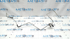 Long air conditioner heater-condenser tube for Toyota Prius 30 12-15