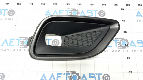 Right fog light frame for Jeep Cherokee KL 19-23 with gray frame, dents