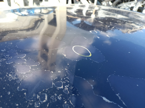 Metal roof of Toyota Prius 30 10-15 on the body, peeling paint, dent, bumps
