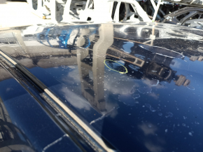 Metal roof of Toyota Prius 30 10-15 on the body, peeling paint, dent, bumps