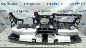 Front dashboard with AIRBAG Hyundai Santa FE Sport 13-18 black with gray insert, scratches
