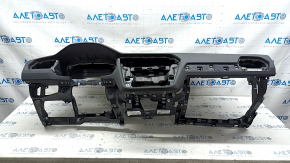 VW Tiguan 18-24 black dashboard with AIRBAG, no deflectors, no side trims, rusty squib
