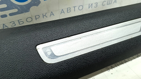Front left door sill plate for VW Tiguan 18-24, black with chrome insert, R-Line, scratches