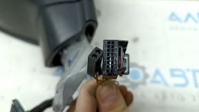 Right side mirror assembly VW Tiguan 18-19, 6+2 pins, BSM, turn signal, heated, black, scratches, chips