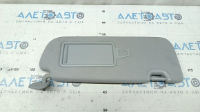 Right sun visor for Hyundai Santa FE Sport 13-18, gray, without hook, dry-cleanable