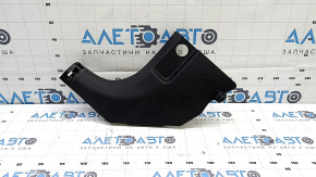 Kia Sorento 16-20 front pillar trim, lower left, black, scratches