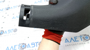 Kia Sorento 16-20 front pillar trim, lower left, black, scratches