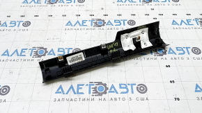 Rear left inner door sill trim for Kia Sorento 16-20, black, scratches