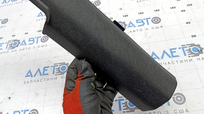 Front left inner door sill trim for Kia Sorento 16-20, black, scratches