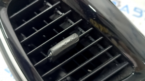 Jeep Cherokee KL 19-22 radio surround with air vents for a large display, gloss black, scratches on the handle