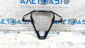Ford Fusion mk5 17-20 black steering wheel cover with gray insert