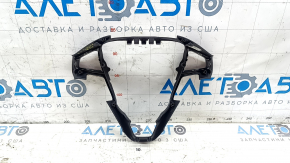 Ford Fusion mk5 17-20 black steering wheel cover with gray insert