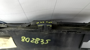 Jeep Cherokee KL 19-21 lower rear bumper trim for 2 pipes, chrome tips, graphite, scratches, broken mount, dent