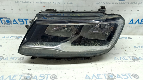 Left front headlight for VW Tiguan 18-21, halogen, LED DRL, water damage