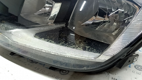 Left front headlight for VW Tiguan 18-21, halogen, LED DRL, water damage