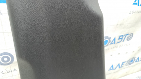 Lower left center pillar trim for Hyundai Santa FE Sport 13-18, black, scratched