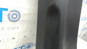 Lower left center pillar trim for Hyundai Santa FE Sport 13-18, black, scratched