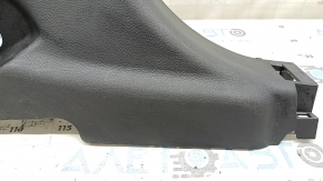 Lower left center pillar trim for Hyundai Santa FE Sport 13-18, black, scratched