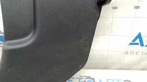 Lower left front pillar trim for Hyundai Santa FE Sport 13-18, black, scratches