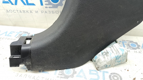Lower left front pillar trim for Hyundai Santa FE Sport 13-18, black, scratches