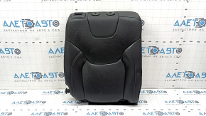 Right rear seat backrest for Jeep Cherokee KL 19 - black leather, perforated, dented