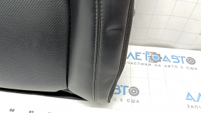 Right rear seat backrest for Jeep Cherokee KL 19 - black leather, perforated, dented