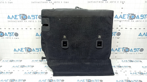 Left rear seat backrest for Jeep Cherokee KL 19 - black leather, with armrest, perforation, dented, dents on the back, broken trim