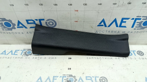 Rear right door sill plate for Hyundai Santa FE Sport 13-18, black, worn